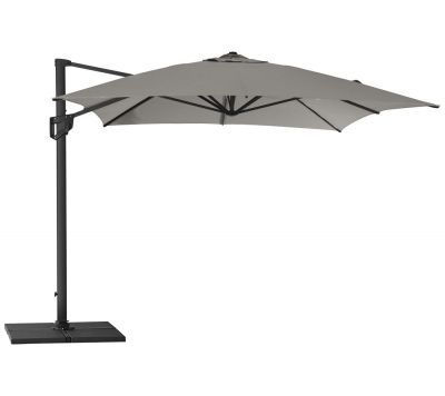 Hyde Luxe Hanging Parasol Sonnenschirm Taupe Inklusiv Fuß Cane-Line